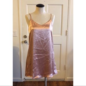Francesca's collections silk double layer dress